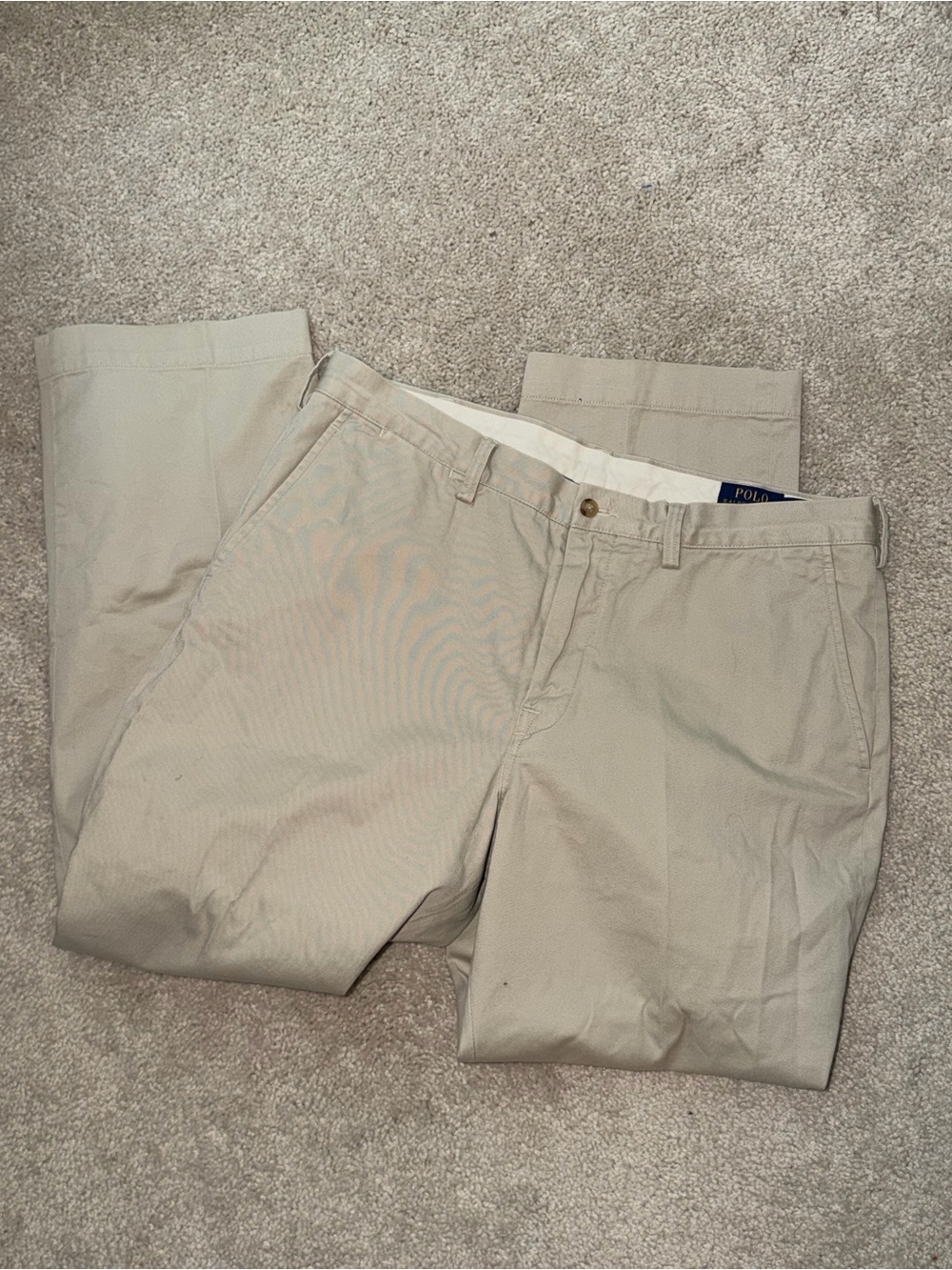 Polo by Ralph Lauren Men’s Light Khaki Chino Pants